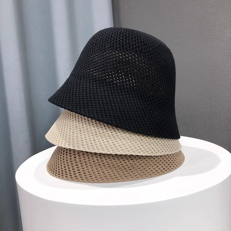 Breathable Summer Bucket Hat for Women Foldable Beach Sun Protection