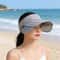 Womens Adjustable Sun Visor Hat With Retractable Brim For Sun Protection 3