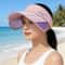 Womens Adjustable Sun Visor Hat With Retractable Brim For Sun Protection 5