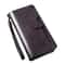 Premium PU Leather Mens Long Wallet Large Capacity Zipper Phone Card Holder 4