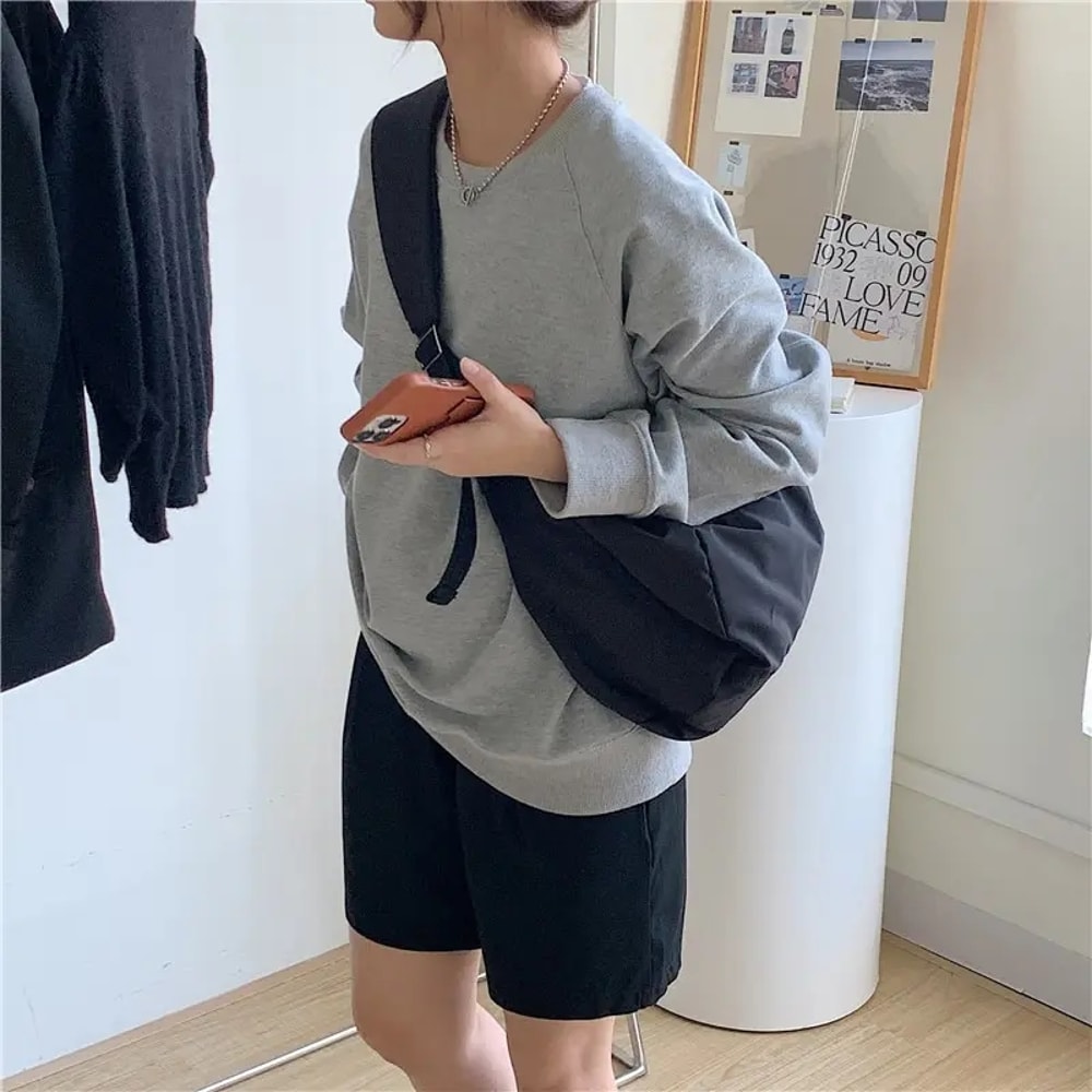 Stylish Large Capacity Nylon Women Shoulder Bag Hobo Crossbody 3