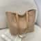 Womens Large Corduroy Tote Bag Spacious Shoulder Work Handbag
