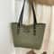 Womens Large Corduroy Tote Bag Spacious Shoulder Work Handbag