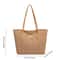 Womens Large Corduroy Tote Bag Spacious Shoulder Work Handbag