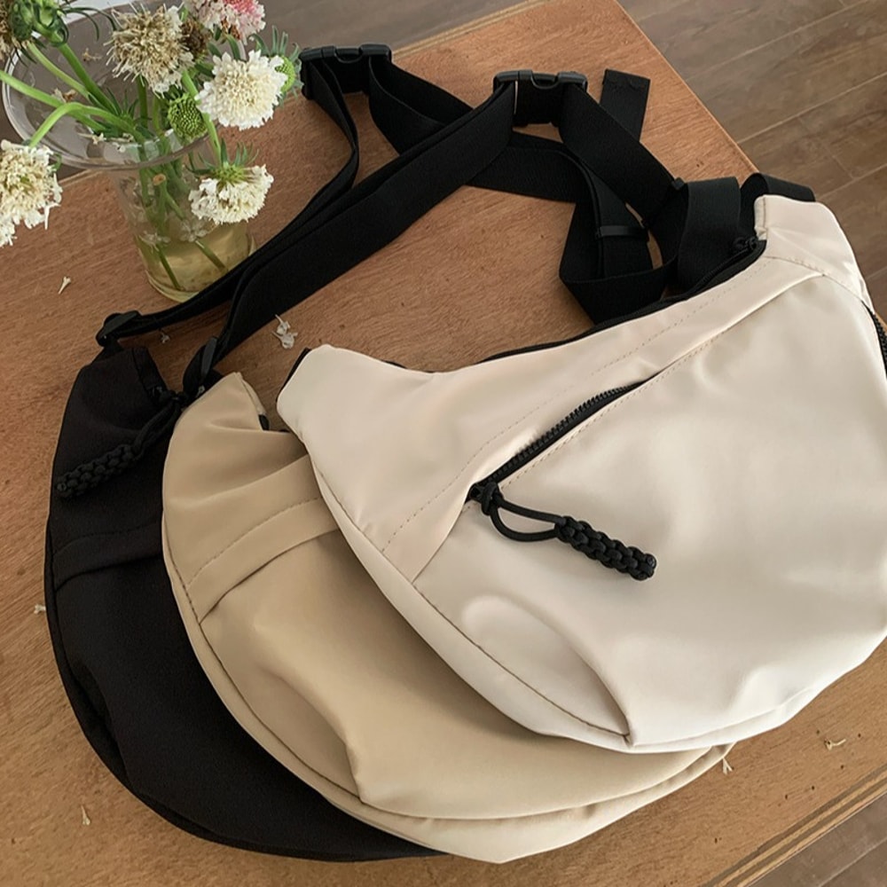 Large Capacity Nylon Crossbody Bag Lightweight Casual & Versatile Shoulder Bag
