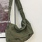 Vintage Canvas Messenger Bag for Women Casual Crossbody Shoulder Handbag