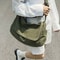 Vintage Canvas Messenger Bag for Women Casual Crossbody Shoulder Handbag