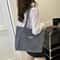 Stylish Corduroy Tote Bag Large Capacity Shoulder Bag for Women Handbag