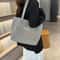 Stylish Corduroy Tote Bag Large Capacity Shoulder Bag for Women Handbag