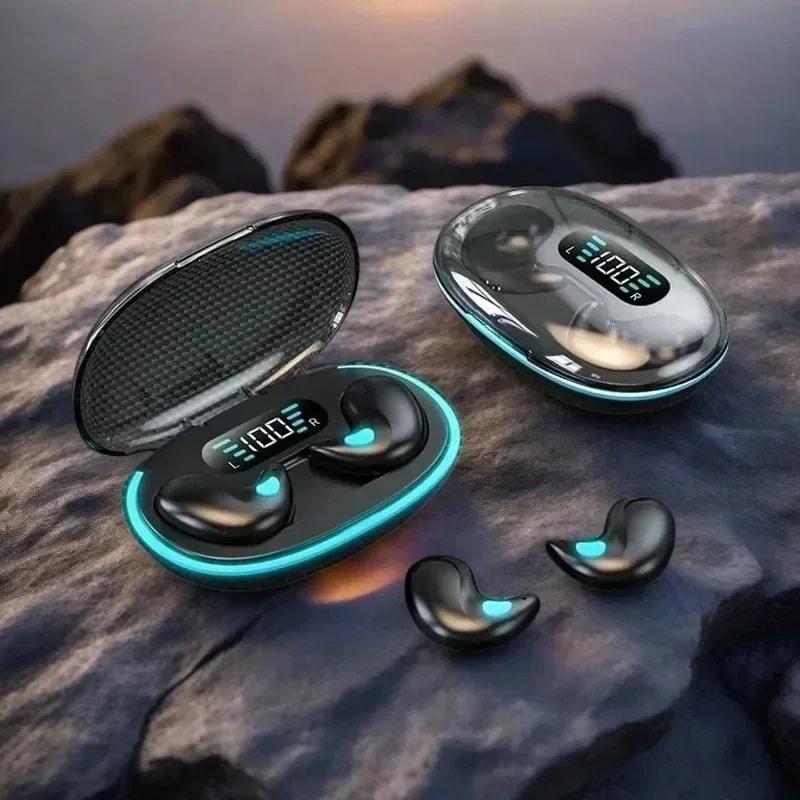 Wireless Bluetooth Earbuds TWS Stereo Headphones with Waterproof Mini Earpiece