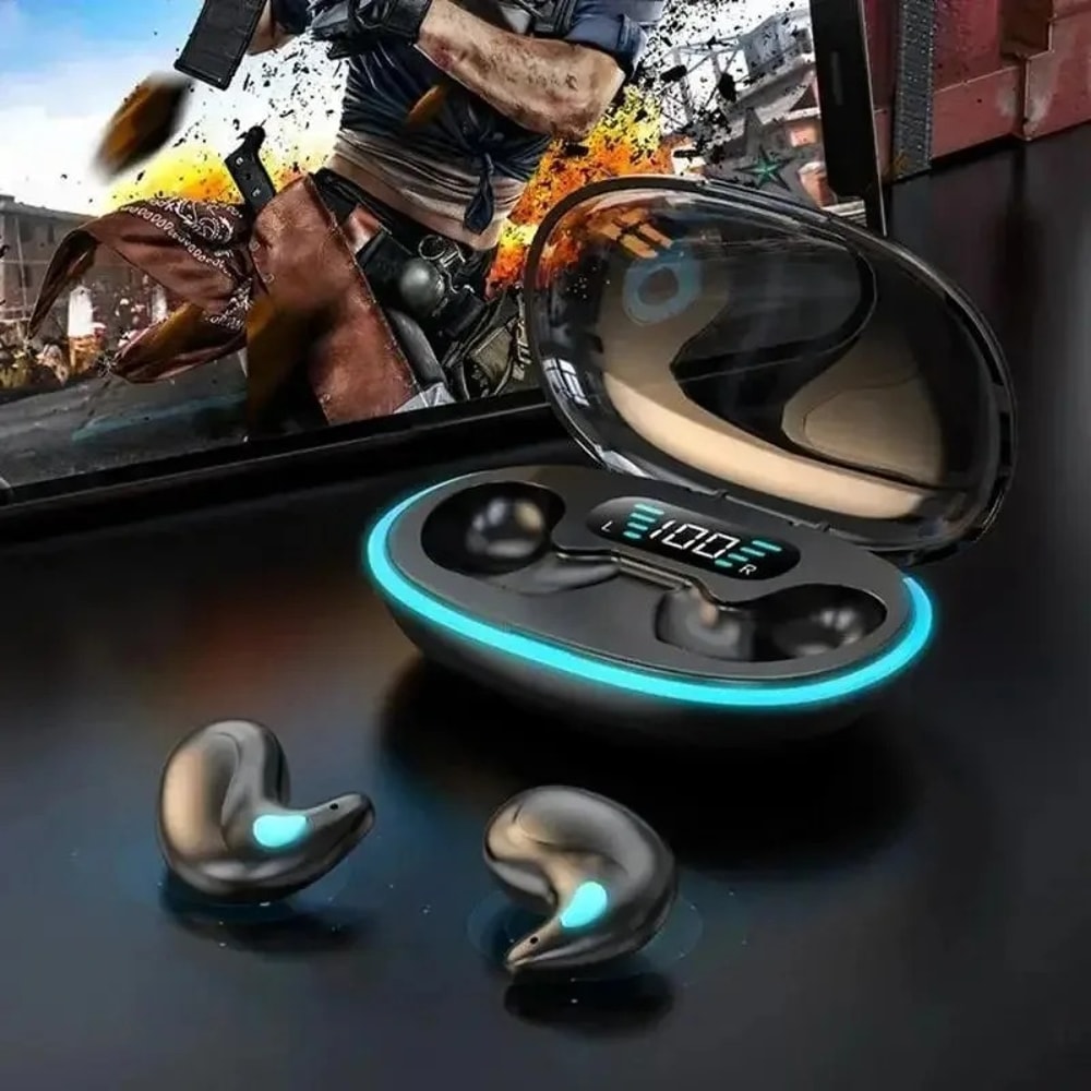Wireless Bluetooth Earbuds TWS Stereo Headphones with Waterproof Mini Earpiece
