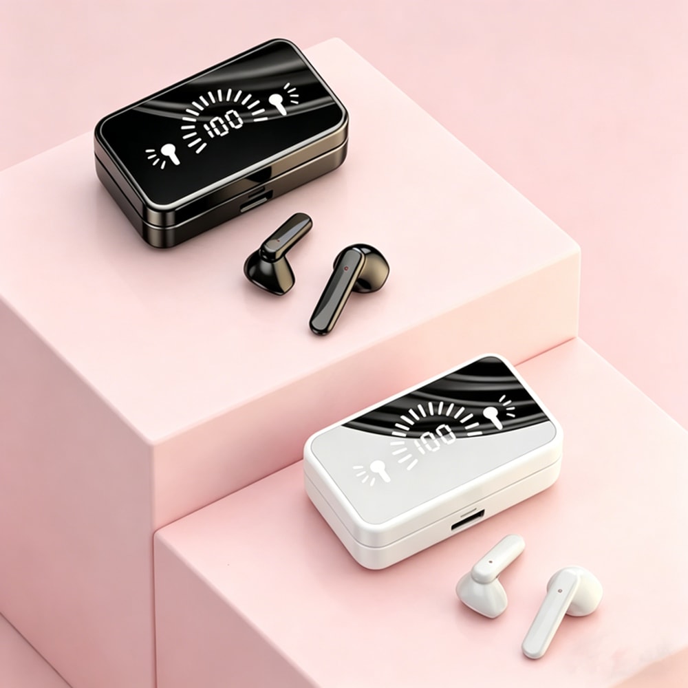 TWS Waterproof Wireless Bluetooth Earbuds for Sports & Smartphones