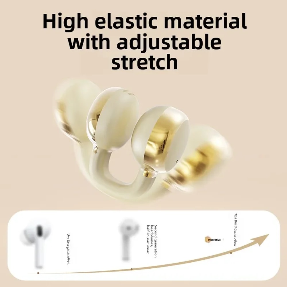 Wireless Bluetooth Headset with Digital Display Stereo Earbuds