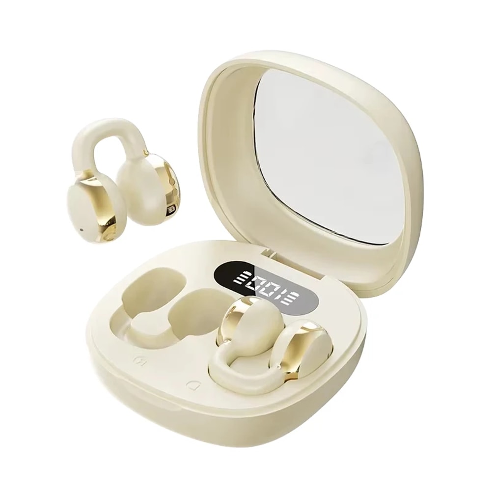 Wireless Bluetooth Headset with Digital Display Stereo Earbuds