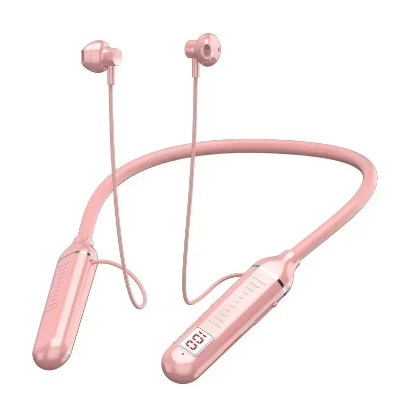 Premium Neckband Headphones TWS Earbuds with LED HIFI Sound