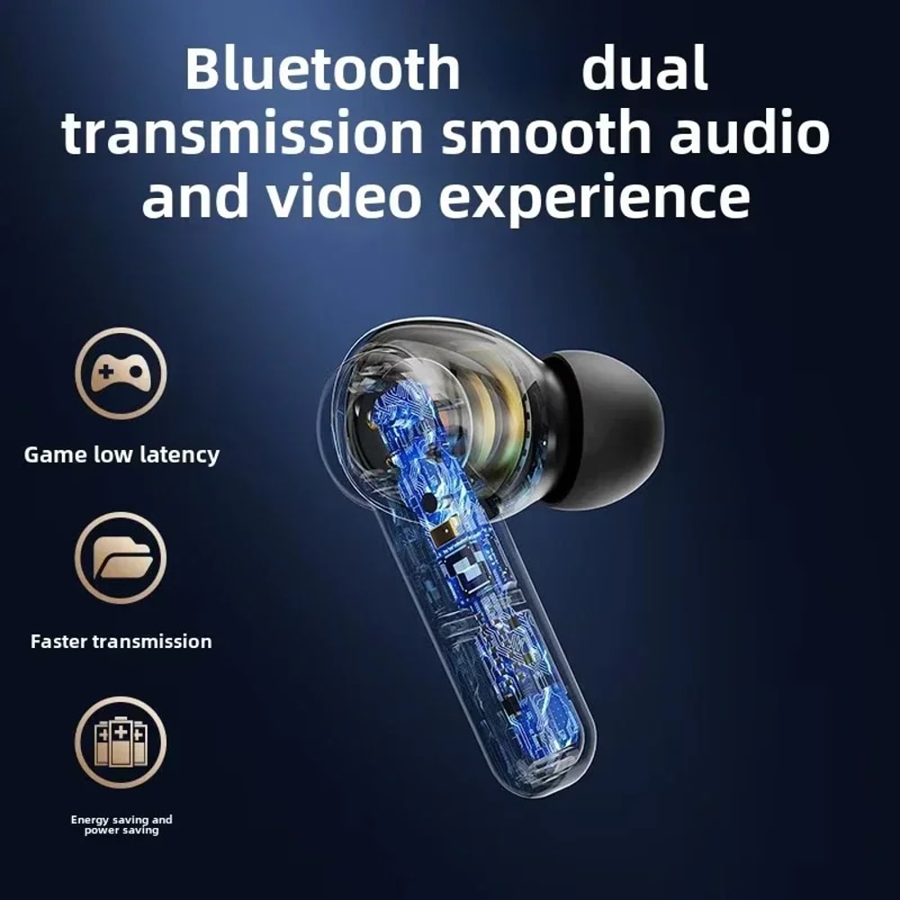 Wireless Bluetooth Earbuds Sport Gaming Headset with Noise Reduction & Bass