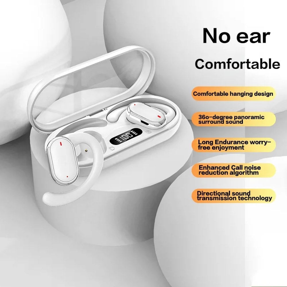 OWS Sport Bluetooth Earphones Waterproof Wireless Earbuds with HiFi Stereo