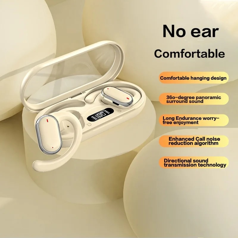 OWS Sport Bluetooth Earphones Waterproof Wireless Earbuds with HiFi Stereo