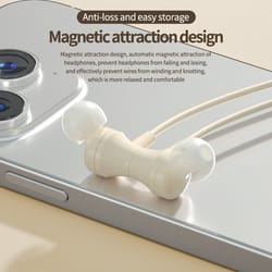 wireless bluetooth neckband earphones sports headset with button control