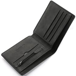 premium mens wallet with multi card slots & large capacity