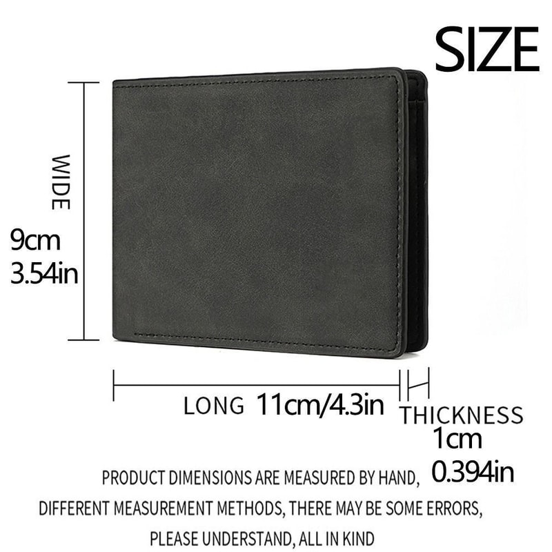 Premium Mens Wallet with Multi Card Slots & Large Capacity