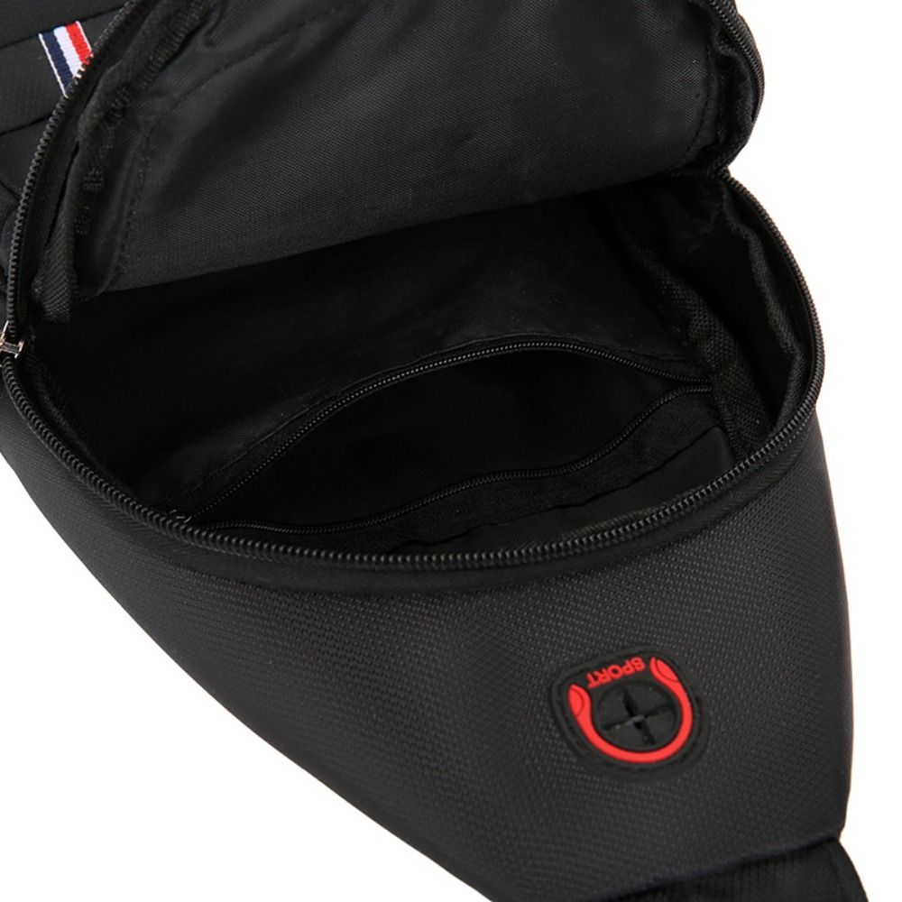 Mens Crossbody Messenger Bag With USB Charging Port Oxford Cloth Shoulder Bag 3