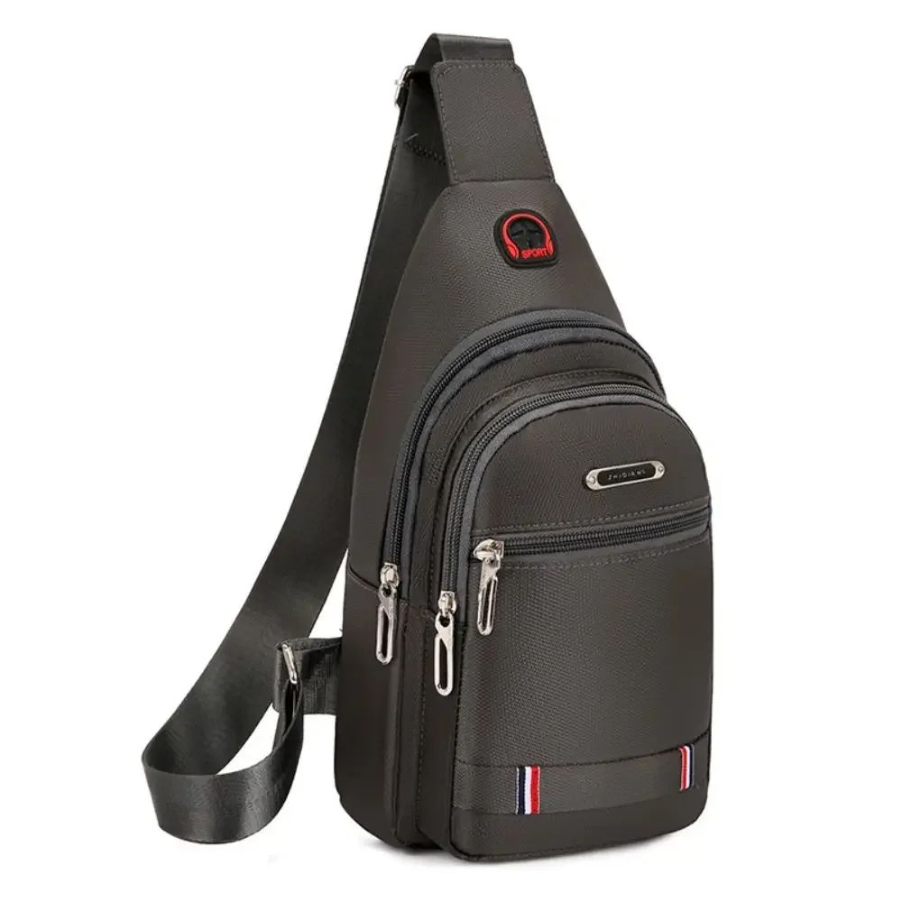 Mens Crossbody Messenger Bag With USB Charging Port Oxford Cloth Shoulder Bag 6