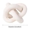 Boho Farmhouse Wood Chain Decor Natural Wood Knot Centerpiece for Living Room & Table