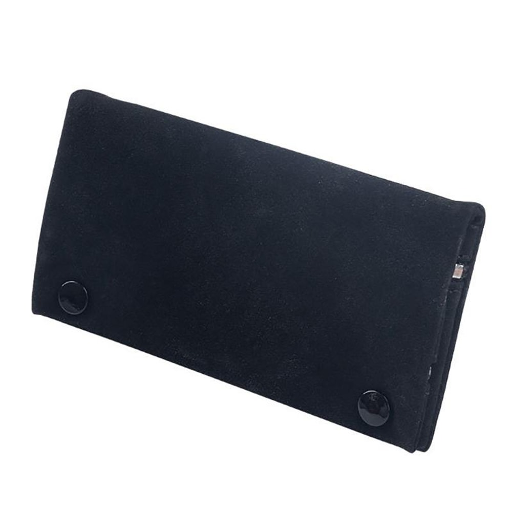 Premium Frosted Leather Cigarette & Tobacco Storage Bag Foldable Lighter Pouch