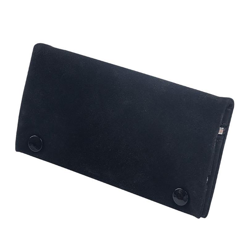 Premium Frosted Leather Cigarette & Tobacco Storage Bag Foldable Lighter Pouch