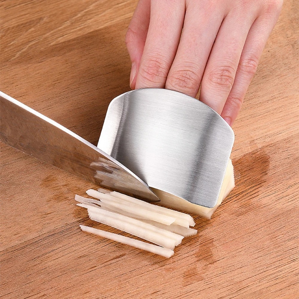 Premium Stainless Steel Finger Guards for Safe Cutting and Hand Protection