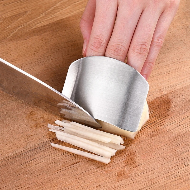 Premium Stainless Steel Finger Guards for Safe Cutting and Hand Protection