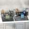 Space Saving Self Draining Sink Organizer Kitchen Sponge Holder Rack 1