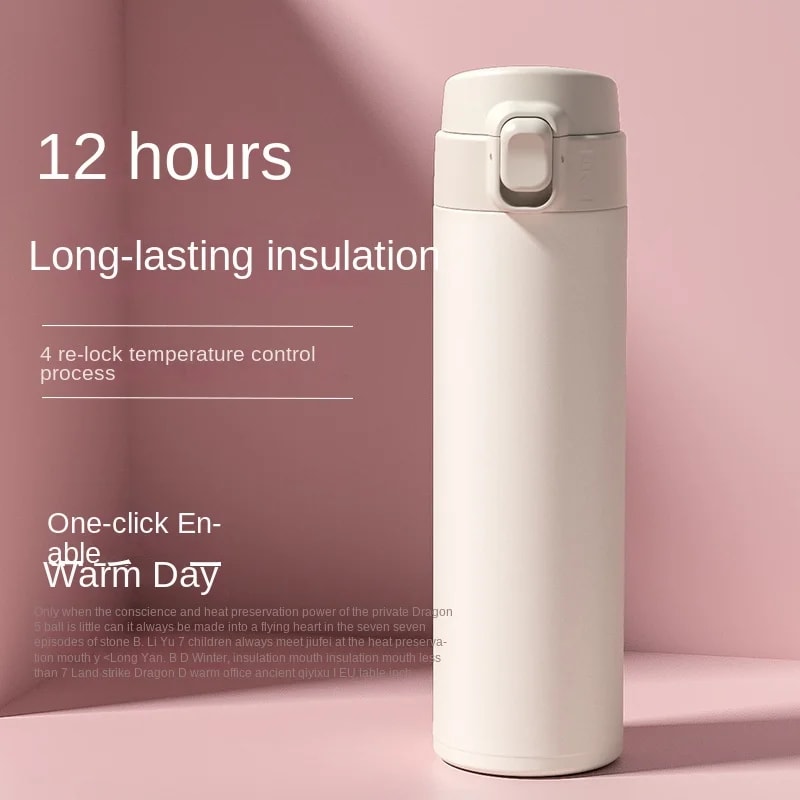 Premium Stainless Steel Thermos Water Bottle Keep Drinks Hot Cold 2
