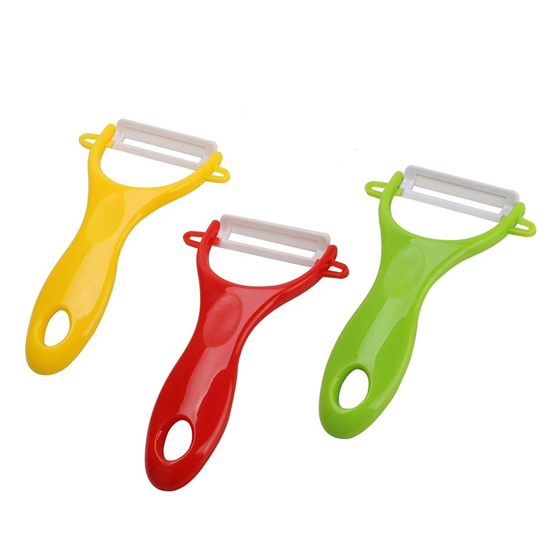 All Purpose Ceramic Vegetable Fruit Peeler Ultra Sharp Kitchen Tool For Easy Potato Carrot Cucumbe 0