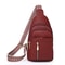 Urban Minimalist PU Leather Chest Bag Compact Crossbody Shoulder Bag 8