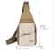 Mens Stylish Crossbody Bag Shoulder & Chest Bag for Travel Work & Leisure