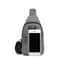 Mens Waterproof Large Capacity Waist Bag With Adjustable Shoulder Strap 0