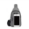 Mens Waterproof Large Capacity Waist Bag With Adjustable Shoulder Strap 0