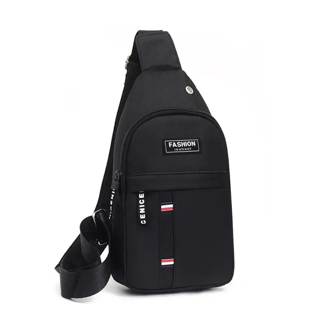 Mens Waterproof Large Capacity Waist Bag With Adjustable Shoulder Strap 3