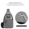 Mens Waterproof Large Capacity Waist Bag With Adjustable Shoulder Strap 1