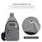 Mens Waterproof Large Capacity Waist Bag With Adjustable Shoulder Strap 1