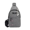 Mens Waterproof Large Capacity Waist Bag With Adjustable Shoulder Strap 2