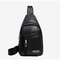 Mens PU Leather Chest Bag Travel Crossbody Casual Sling Bag 4