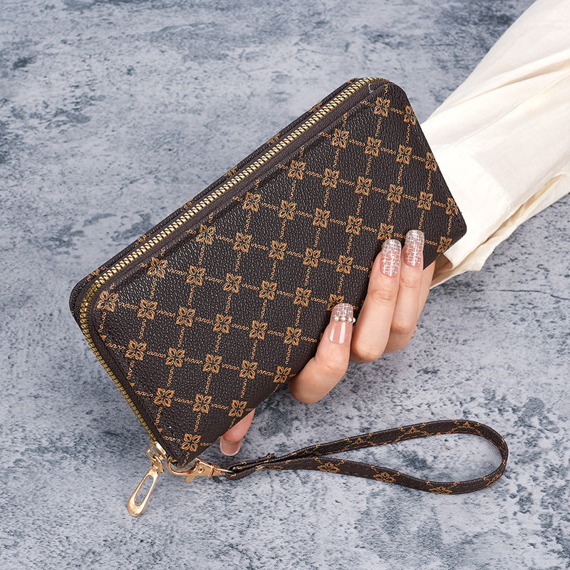 European American Trend Long Large Capacity Wallet Clutch 2
