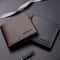 Premium Slim PU Leather Wallet Minimalist Folding Men Credit Card Holder