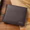 Premium Real Cowhide Mens Wallet Short Black Leather Wallet 4