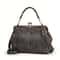 Classic Vintage Crossbody Satchel Retro Kiss Lock Handbag With Top Handle 6