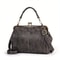 Classic Vintage Crossbody Satchel Retro Kiss Lock Handbag With Top Handle 6