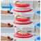 Foldable Microwave Splash Guard Plate & Bowl Cover BPA Free